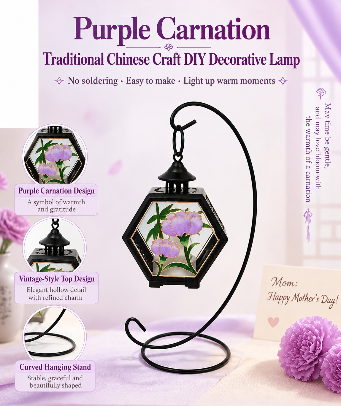Traditional-Style Cloisonné Enamel Night Lamp Workshop