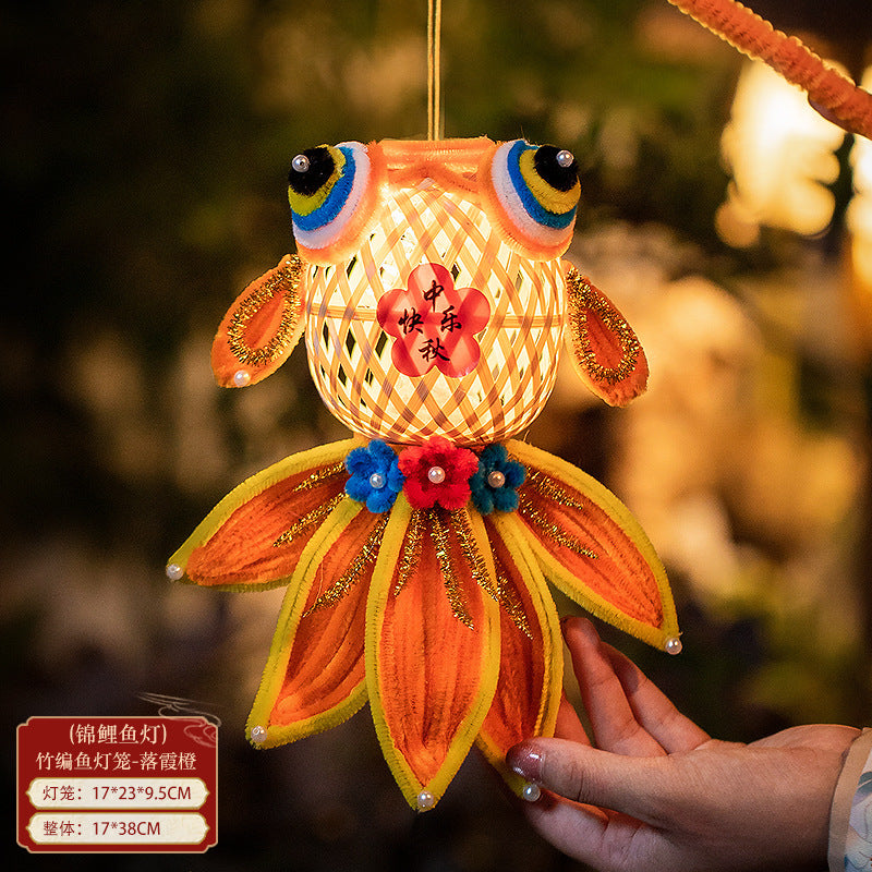 竹编鱼灯手工制作  Bamboo Woven Fish Lantern DIY