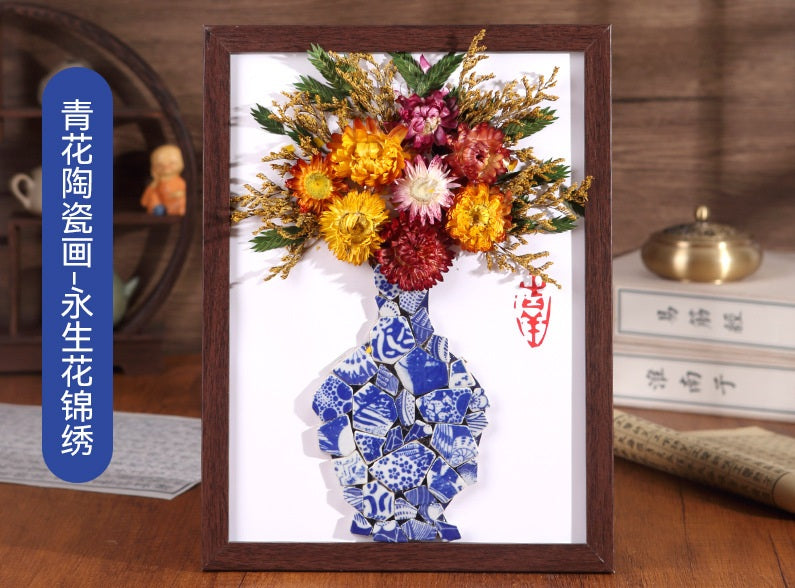 青花瓷陶瓷手工 DIY Blue-and-White Porcelain Ceramic DIY