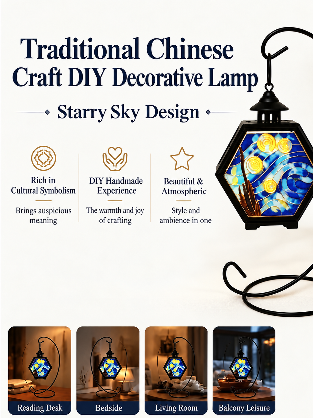 Traditional-Style Cloisonné Enamel Night Lamp Workshop